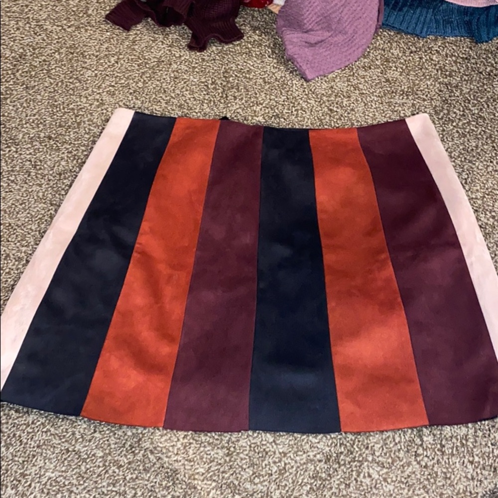 Forever 21 suede skirt